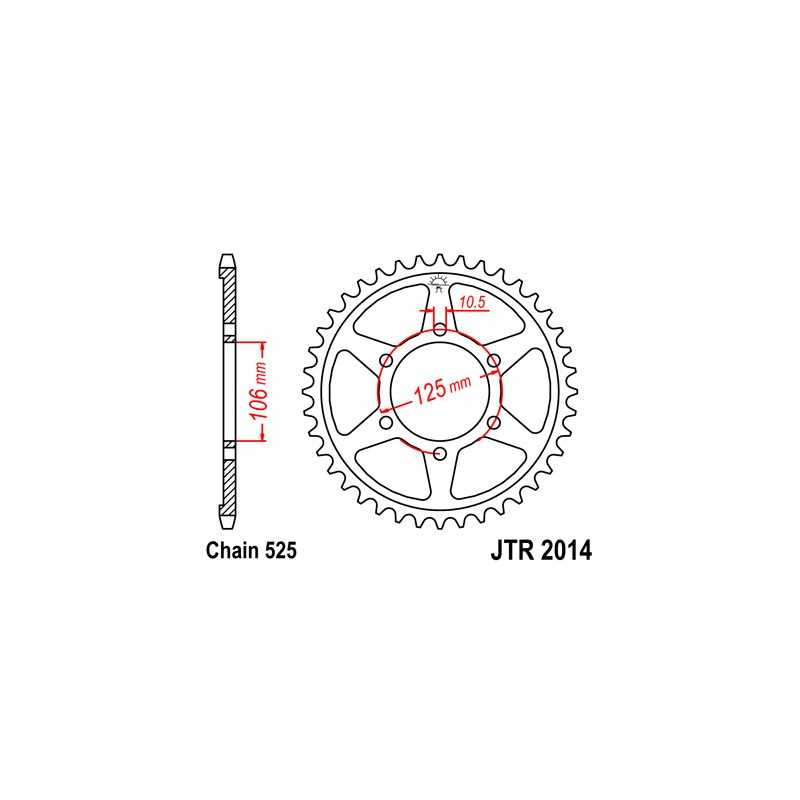 Ring, transmission, rear
