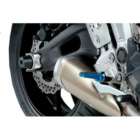 PUIG Juego de Estriberas Racing+Goma Lado Der/Izq para Moto - Modelo Sport 7318