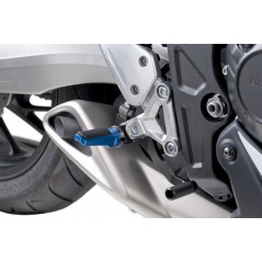 PUIG Juego de Estriberas Racing+Goma Lado Der/Izq para Moto - Modelo Sport 7318