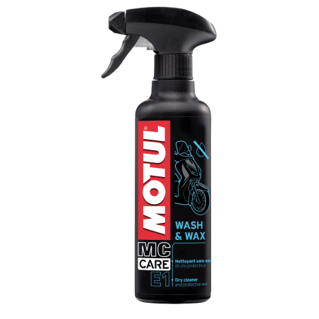 karossrengöring med vax mc care e1 wash & wax 0,4l - motul