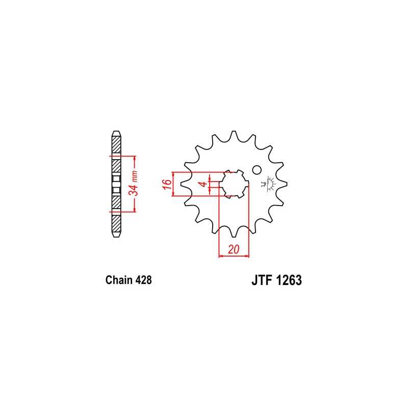 Pinion, attack, transmission front