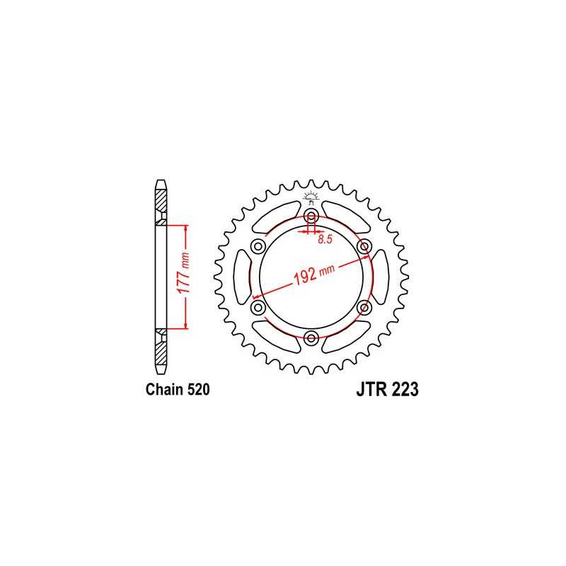 Ring, transmission, rear