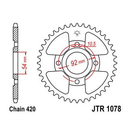 Ring, transmission, rear