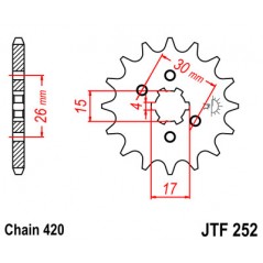 Pinion, attack, transmission front