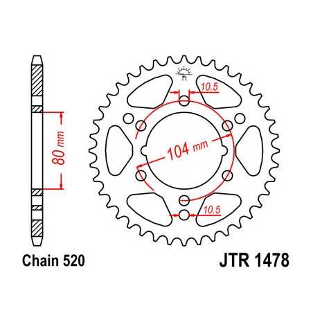 Ring, transmission, rear