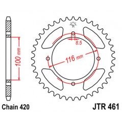 Ring, transmission, rear