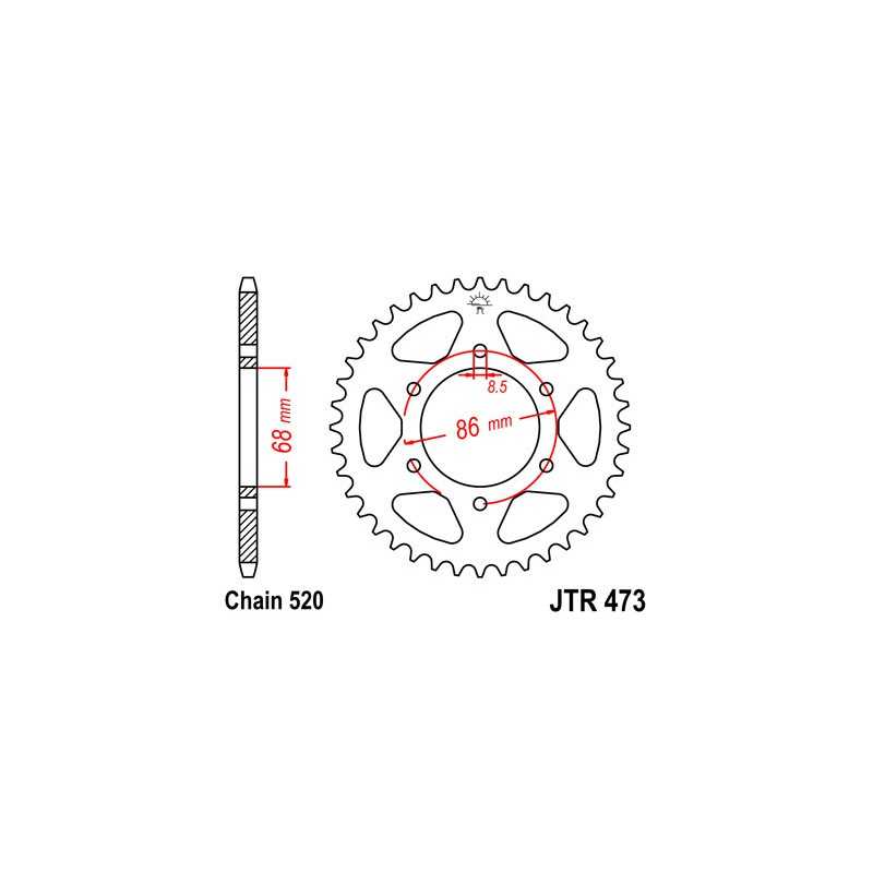 Ring, transmission, rear