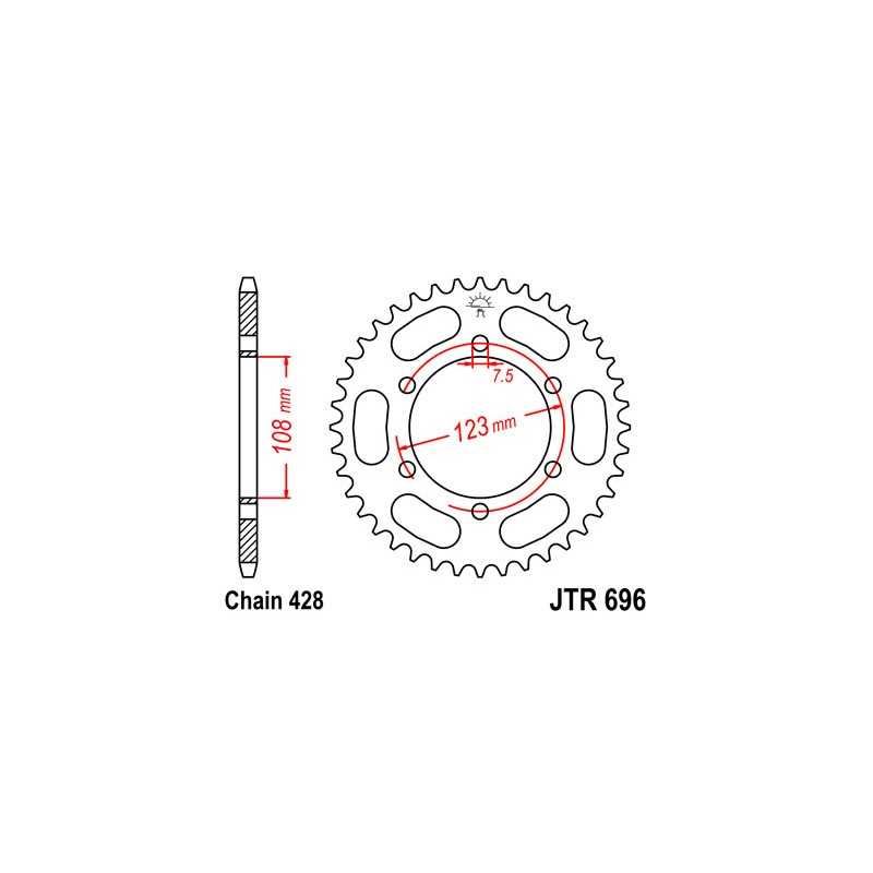 Ring, transmission, rear