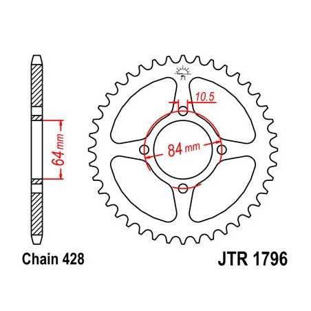 Ring, transmission, rear