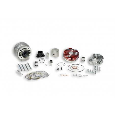 MALOSSI KIT motor cilindro piston completo de aluminio Ø47,6 H2O 7 transfers MHR TEAM culatín desmontable 3112642 61148