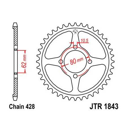 Ring, transmission, rear