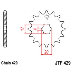 Pinion, attack, transmission front