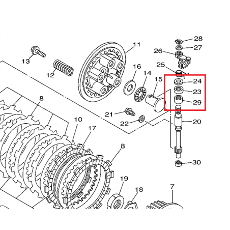 CLUTCH CONTROL REPAIR KIT