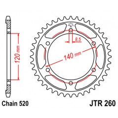 Ring, transmission, rear