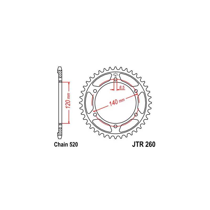 Ring, transmission, rear