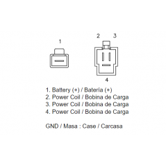 TECNIUM Regulador de corriente alternador DZE 2526 30400023