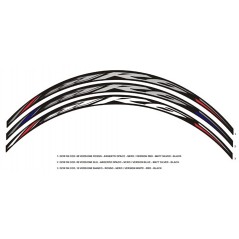 PUIG 4 Tiras arco adhesivos llantas vinilos pegatinas rueda 5124