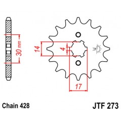 Pinion, attack, transmission front