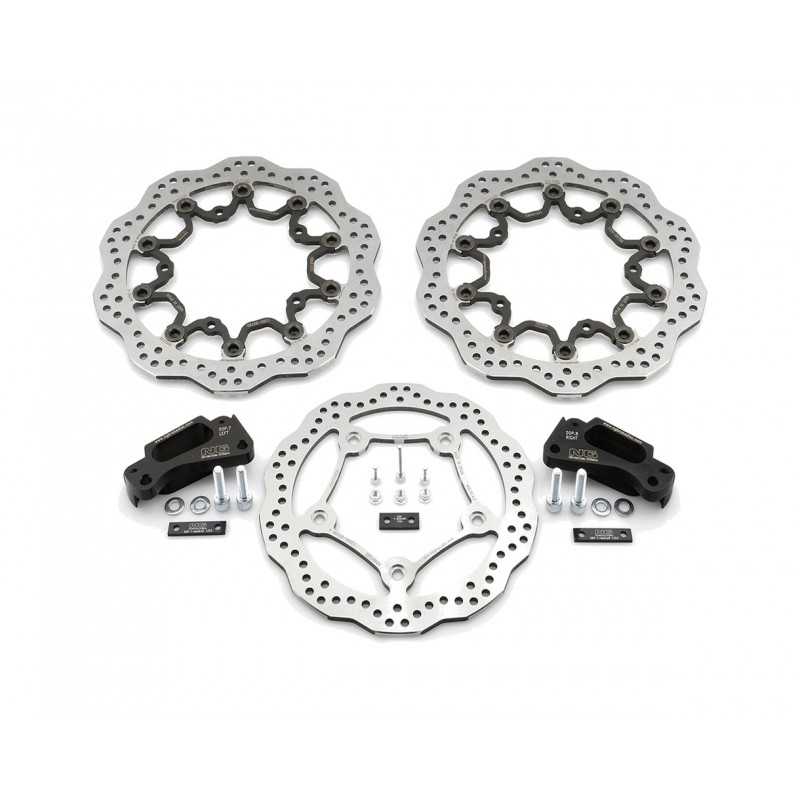 NG BRAKE DISK Kit sobredimensionado discos freno 1205X1296X Ø298 (x2) + Ø282mm 9621205X1296X