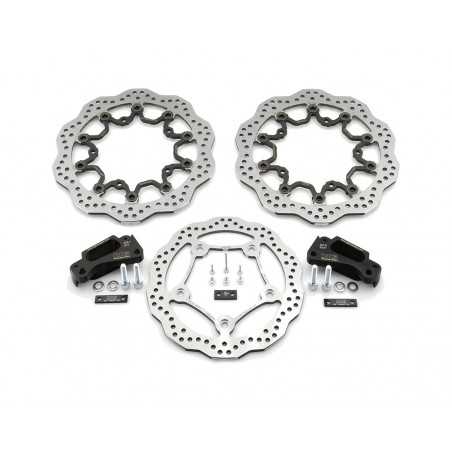 NG BRAKE DISK Kit sobredimensionado discos freno 1205X1296X Ø298 (x2) + Ø282mm 9621205X1296X