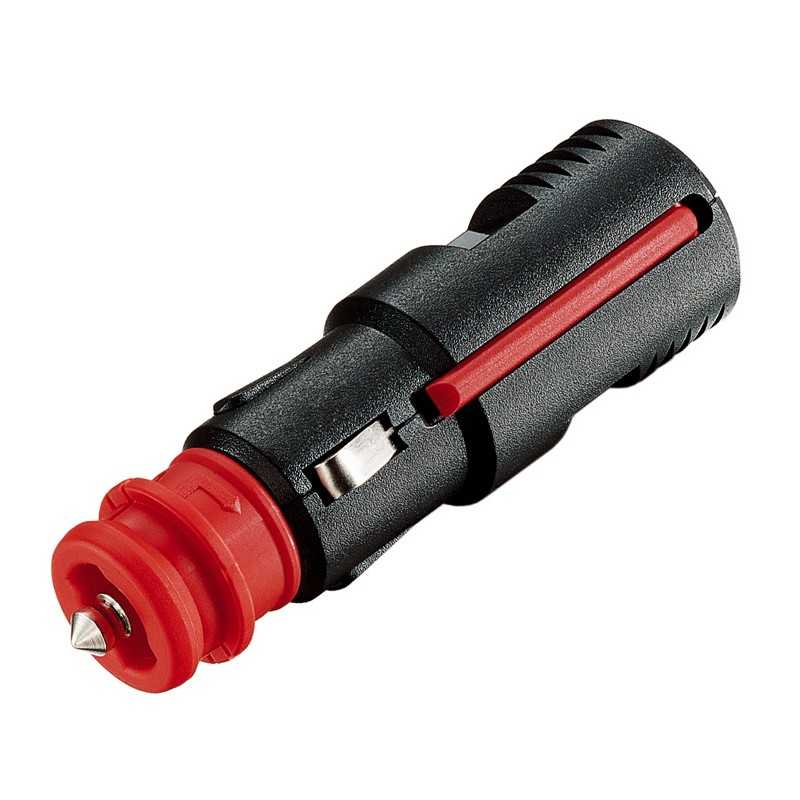 BAAS BIKE PARTS Conector universal tipo encendedor, clavija mini BMW 8A. ZA06 DIN-ZIG 45904