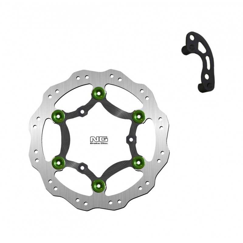 Floating wavy brake disc 1379XK22 Ø225 x Ø89 x 3