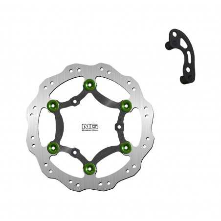 Floating wavy brake disc 1379XK22 Ø225 x Ø89 x 3