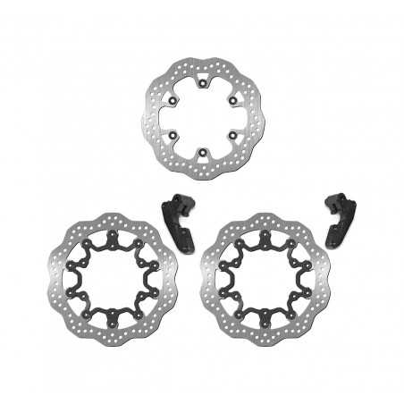Brake disc ng wavy kit 1196X1032X Ø298 x Ø132 x 4