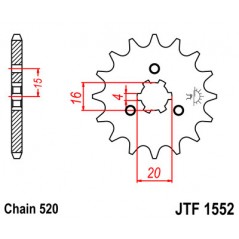 Pinion, attack, transmission front