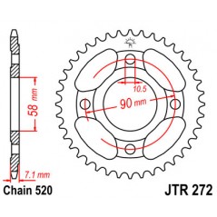 Ring, transmission, rear