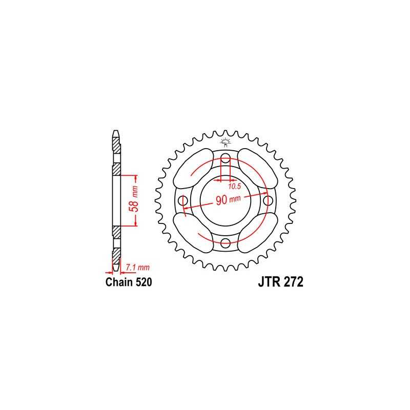 Ring, transmission, rear