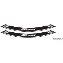 8 vinyl adhesive strips in arch for wheels