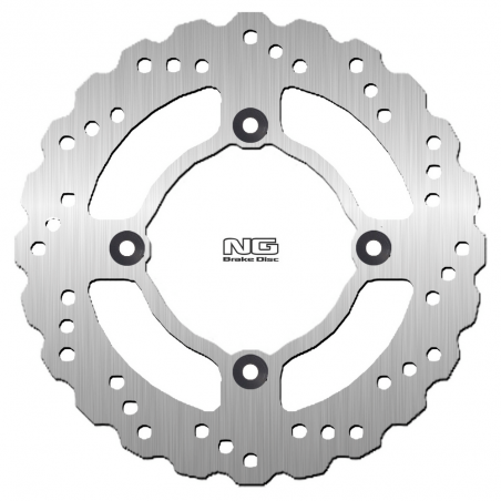 bølget bageste bremseskive 175x ø230 x ø100 x 6 mm