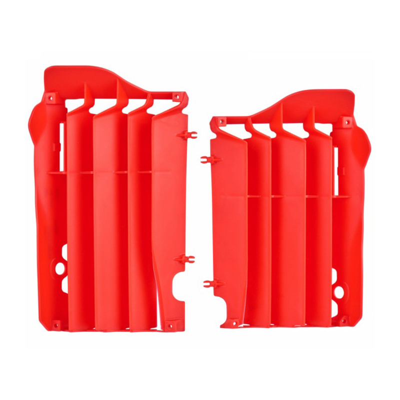 Black radiator fins