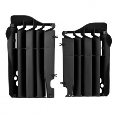 Black radiator fins