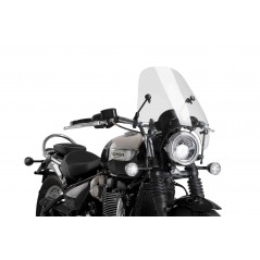 PUIG Carenabrises universales para motocicletas custom y naked - Ahumado Transparente 0840