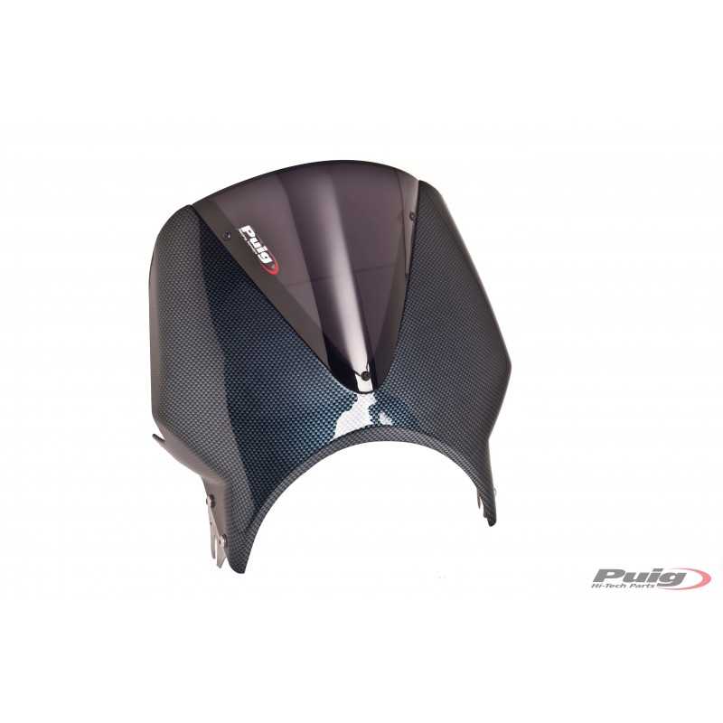 PUIG WINDSHIELD DOME VISION HOUSING CARBON LOOK 005C