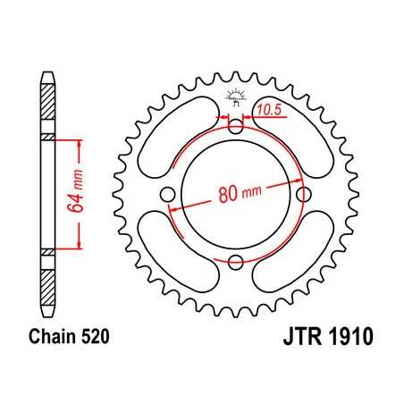 Ring, transmission, rear