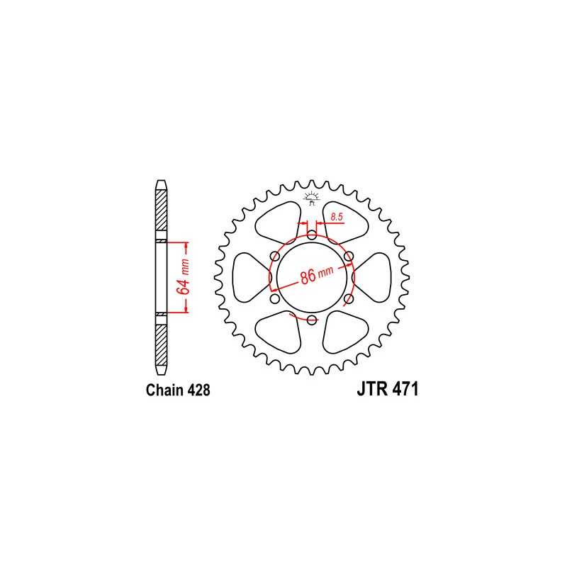 Ring, transmission, rear