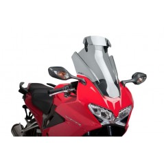 PUIG MULTI-ADJUSTABLE VISOR FOR TOURING DOME with clip 230X90MM 6319