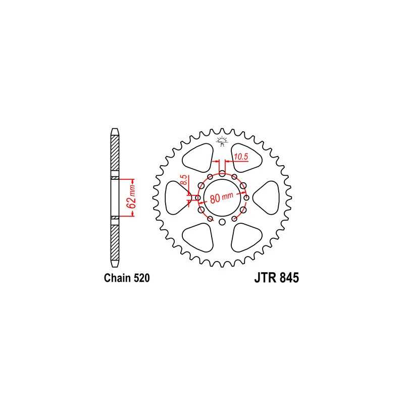 Ring, transmission, rear