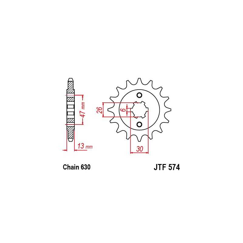 Pinion, attack, transmission front