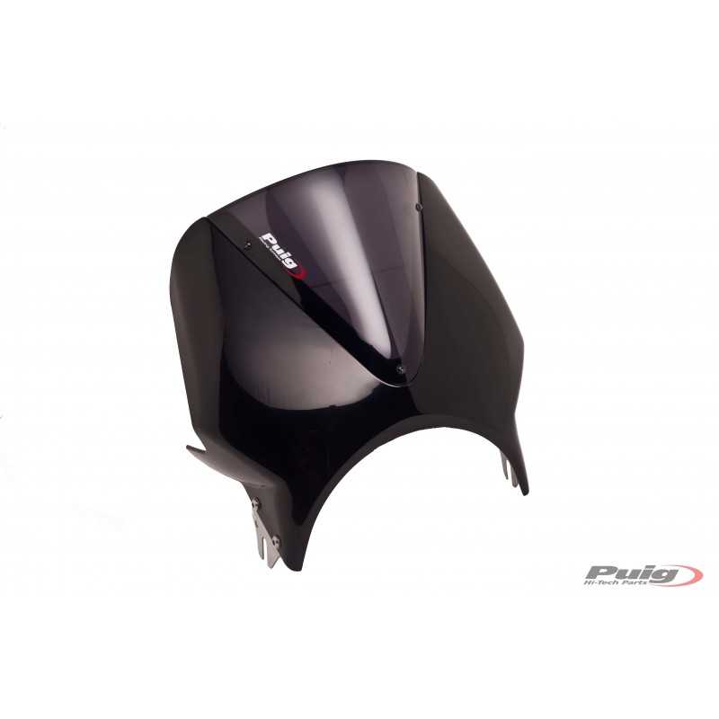 PUIG WINDSHIELD DOME VISION BLACK HOUSING 003N