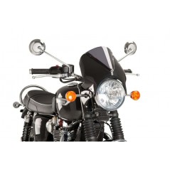PUIG WINDSHIELD DOME VISION BLACK HOUSING 003N