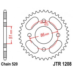 Ring, transmission, rear
