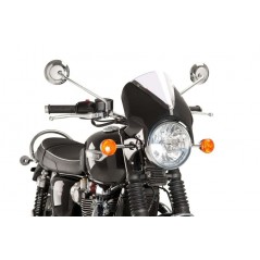 PUIG WINDSHIELD DOME VISION BLACK HOUSING 003N