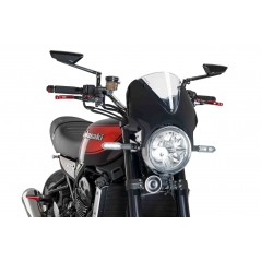 PUIG WINDSHIELD DOME VISION BLACK HOUSING 003N