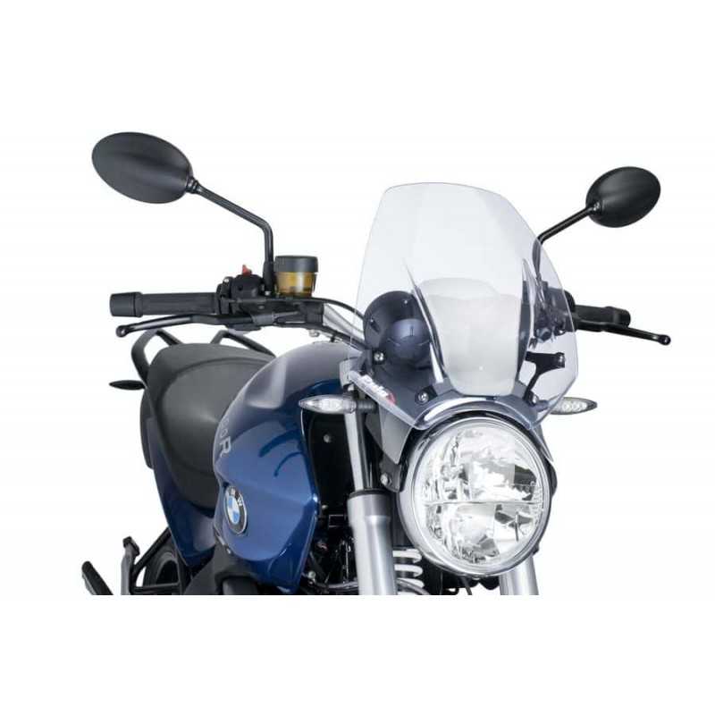 PUIG Cúpula parabrisas con paramanos para moto naked - Marca 6488