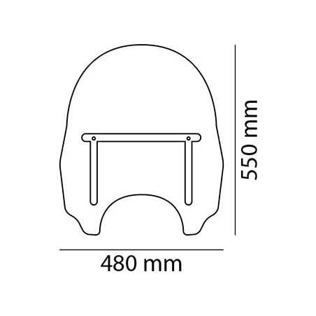 PUIG Windshield dome hand windshield accessory 1984