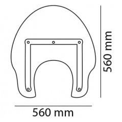 PUIG Windshield dome hand windshield accessory 0319